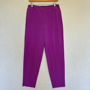 athleta womens bright purple BROOKLYN HEIGHTS HIGH RISE PANT‎ casual size 8